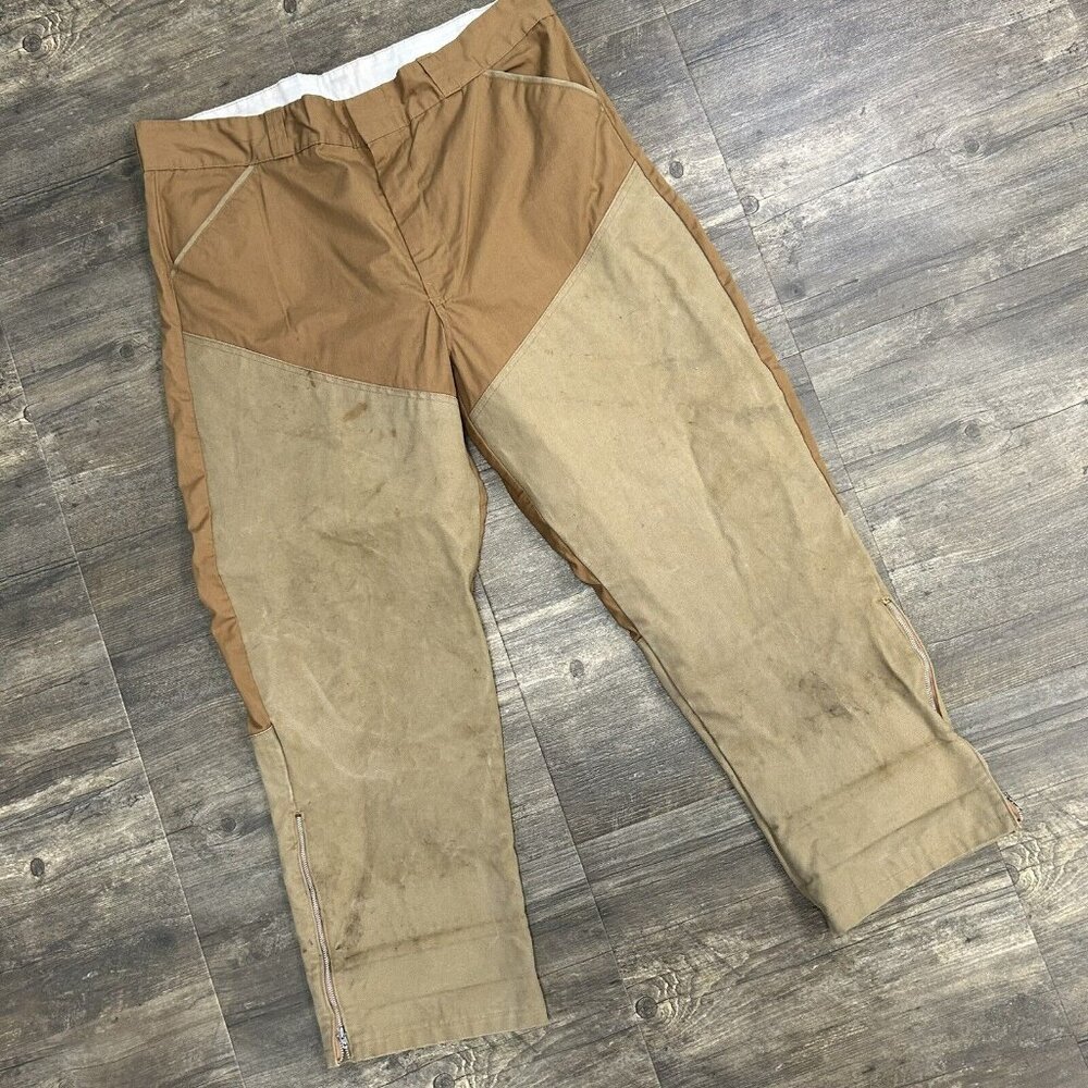 Vintage GAME WINNER Sportswear Hunting Brush Pants NO SIZE TAG Talon STAINED*‎